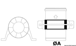 Aspiratore/ventilatore Attwood 6 m³ 24 V
