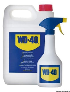 Lubrificante multiuso WD-40 5lt + 1 dosatore spray